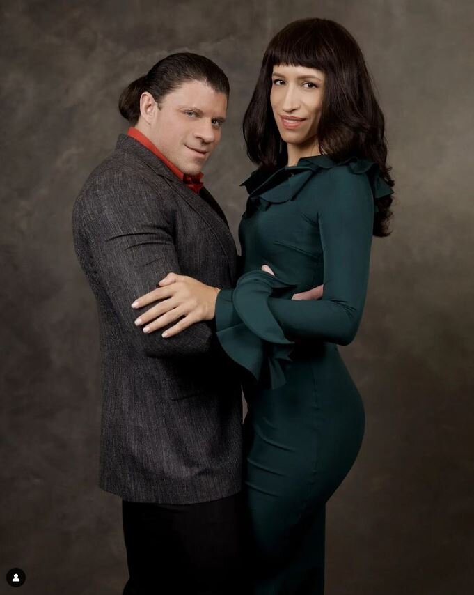 Елена Борщева с мужем