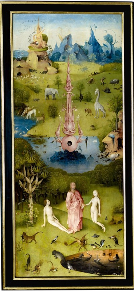 Левая створка триптиха - «Рай»