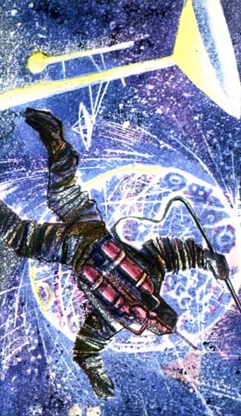 Lukavský Jaroslav. Иллюстрация к роману Станислава Лема "Возвращение со звезд". Изображение взято из открытых источников