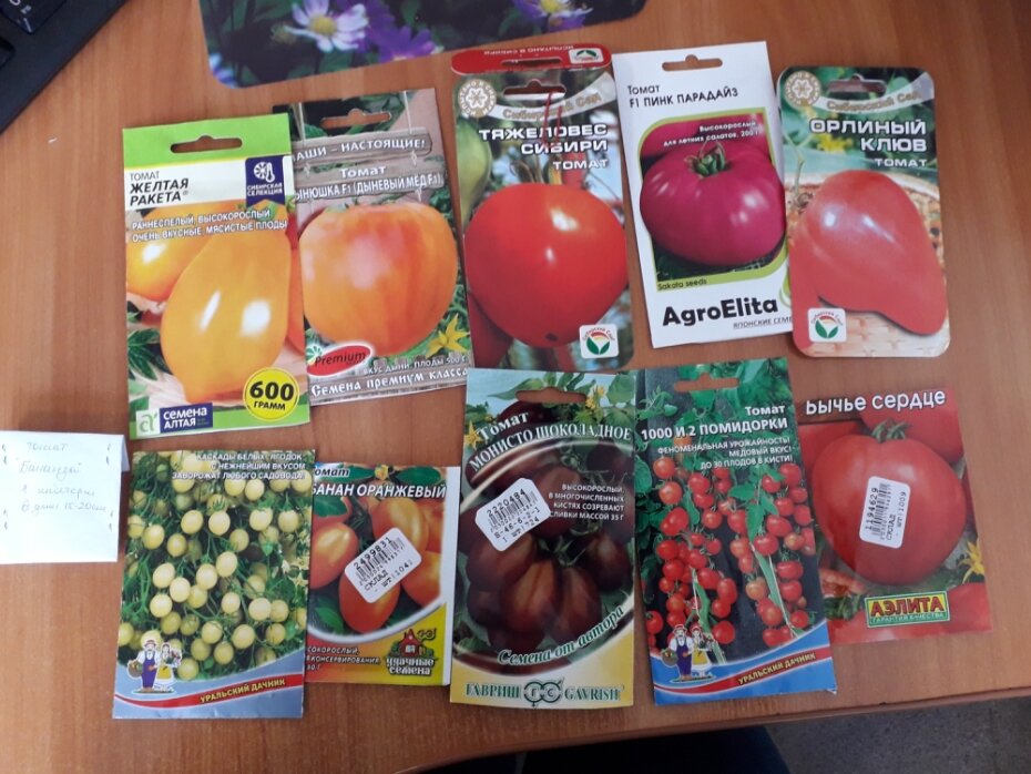 Эти сорта помидорок я посадила в первую очередь!