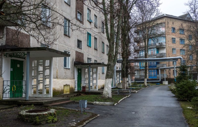 Дома жителей Чернобыля