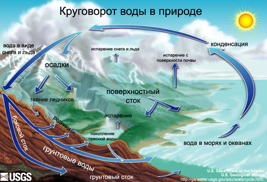 Почему вода в реках пресная, а в морях - соленая?