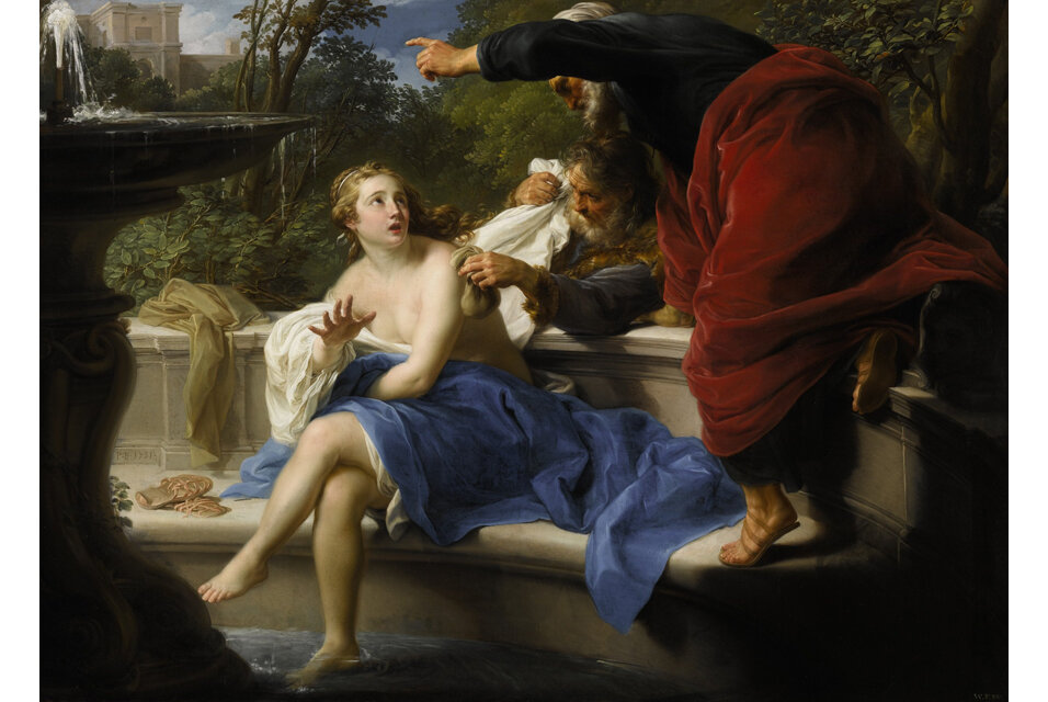 «Сусанна и старцы», Помпео Джироламо Батони (1708 — 1787гг.), время создания 1751г.
