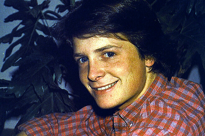 Майкл Джей Фокс в молодости