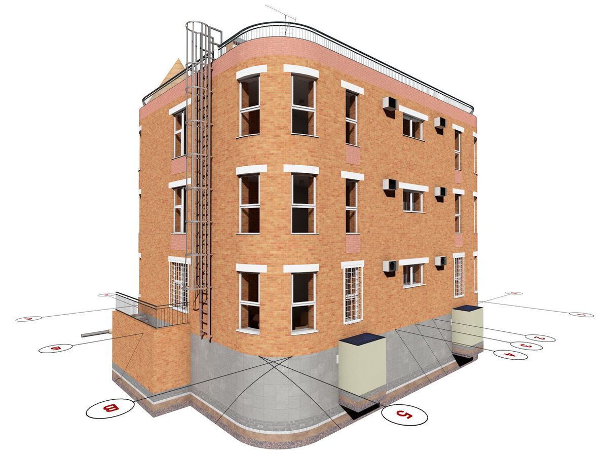 Проект дома на 6 квартир