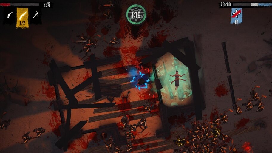 Крови тут не много, а очень много!
