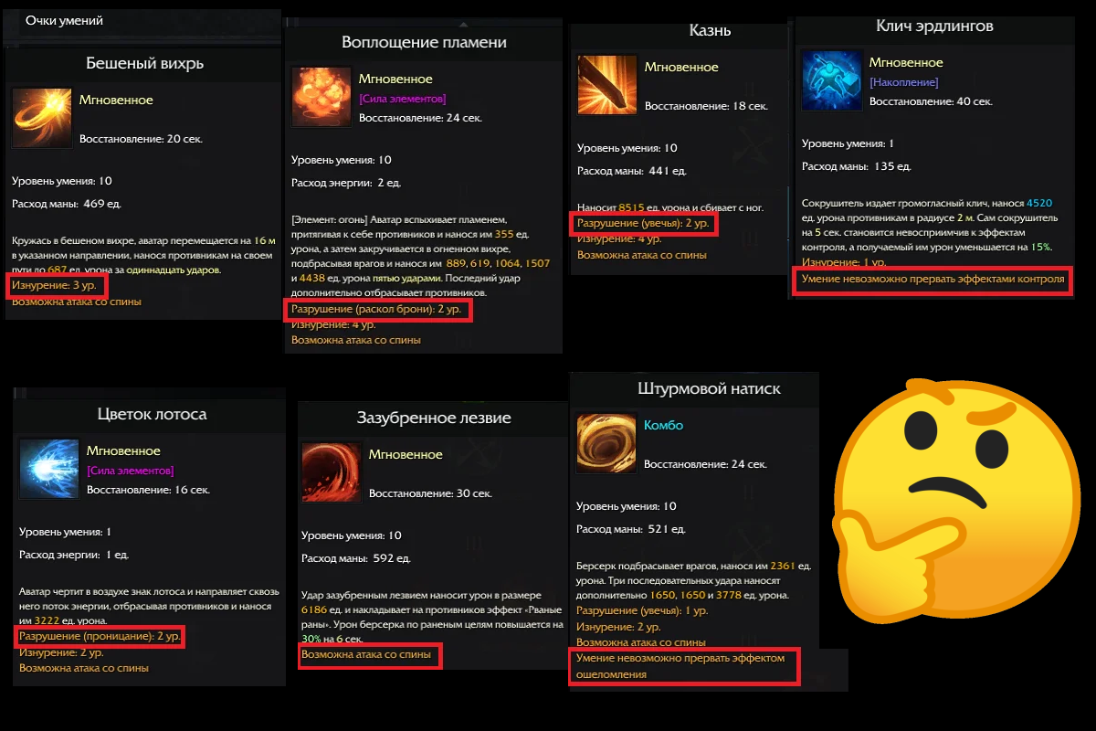 Много эффектов и ничего непонятно