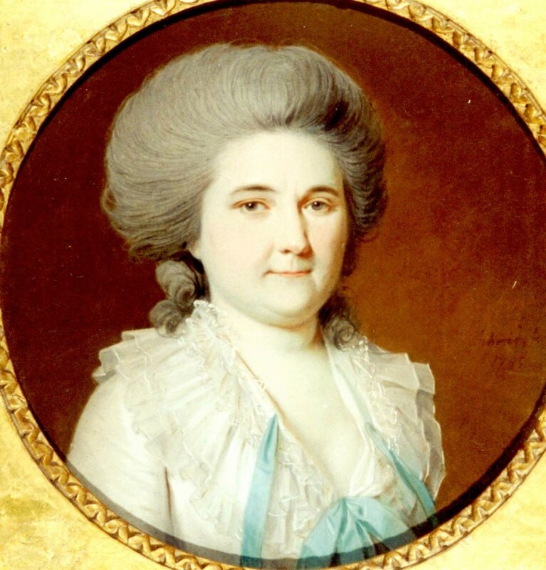 И.Г. Шмидт. Портрет  Софьи Осиповны Апраксиной. 1785.  Из собрания Исторического музея
