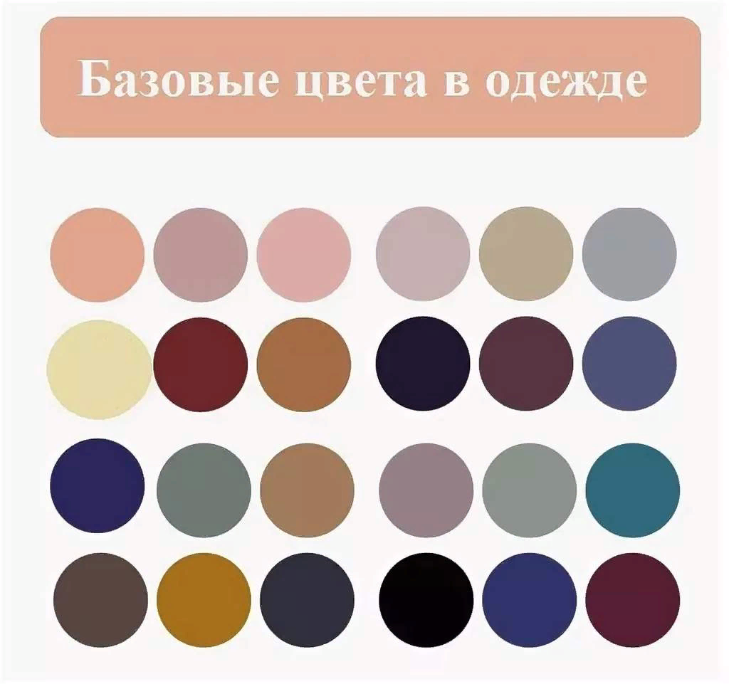 Идеальная палитра для цветотипа Зима