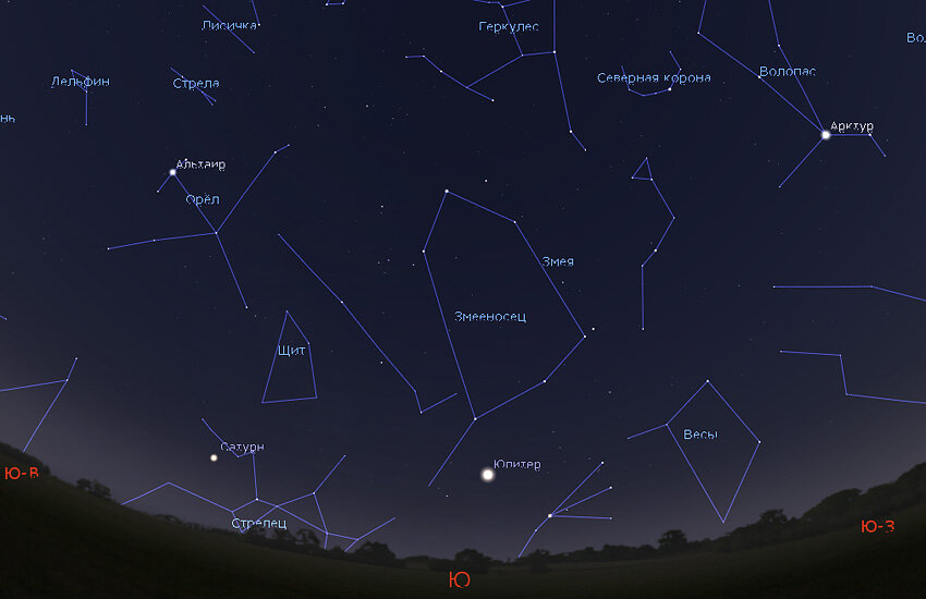 Созвездие "Змееносец". Источник: Яндекс Картинки.
