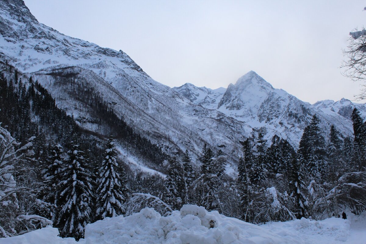 Поляна возле Кладбища альпинистов. Фото автора.