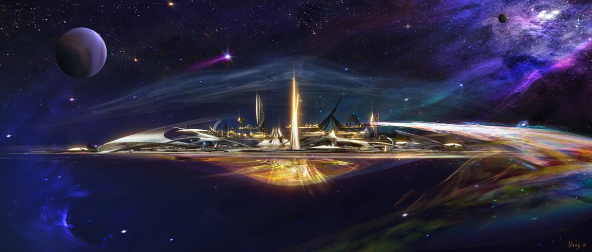 Если прочесть скандинавское название этого мира, то получится - Осгард, мы же привыкли к русской адаптации этого слова - Асгард. 
    "На горе в середине вселенной, высоко над миром людей, находится мир богов. Светящиеся залы богов кружатся в небе подобно звездам и двенадцати знакам зодиака. Только те, кто храбр и чист сердцем, смогут поднятся в небо к дворцам Асгарда. Они оседлают радугу и будут бороться бок о бок с богами в конце эры." 

     Вот так описывается город богов, Асов в одном из "путеводителей" по скандинавским мирам. Асгард по сути - небесный город, обитель богов-асов. Асы ведут непрерывную войну с низшими богами - ванами, поэтому мощное укрытие от них - необходимость. Кроме богов и богинь, в Асгарде живут конокрылые девы-воительницы — валькирии.
     В Младшей Эдде рассказывается, что Асгард был построен ётуном-каменщиком Хримтурсом с помощью своего коня Свадильфари, и за это асы должны были отдать солнце, луну и богиню Фрейю. Но Локи, превратившись в кобылу, отвлёк коня Свадильфари от работы, и, поскольку работа не была выполнена в срок, боги избежали расплаты. А великан был убит Тором, когда в гневе стал кидать в асов строительные камни.
    Все светлые боги жили в одном месте, Асгарде, но у каждого был свой чертог. У верховного бога Одина - Валяскьяльв, дворец с серебряной кровлей. Неподалеку - в Вальхалле живут павшие на поле битвы воины - эйнхерии. У стража богов Хеймдалля свой чертог - Химинбьерг, у бога грома Тора - Трудхейм. В Асгарде расположена Вальхалла, жилище павших в бою воинов. Асгарду противопоставлен Мидгард - жилище людей (сущность его далее по тексту). За пределами "прекрасного" Мидгарда находится другой, пограничный мир - Утгард (сущность его далее по тексту), отождествляемый с пустынной страной великанов на краю земли - Ётунхеймом (сущность его далее по тексту).