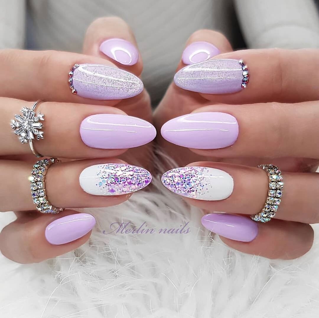 Весенний праздничный маникюр от Merlin Nails. Март 2020