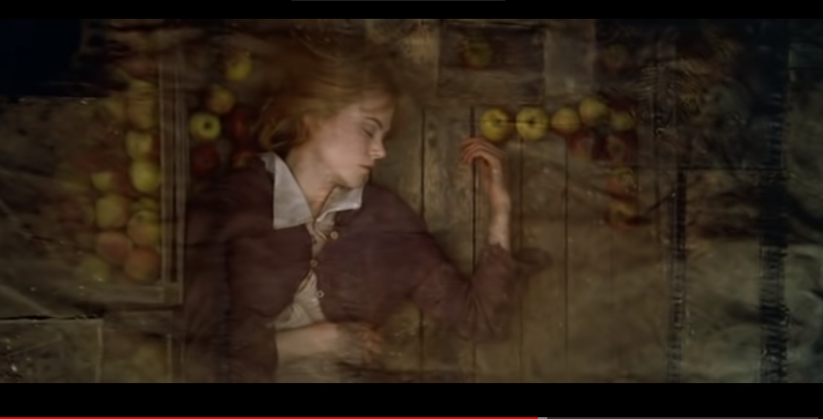 Стоп-кадр из фильма "Догвилль"