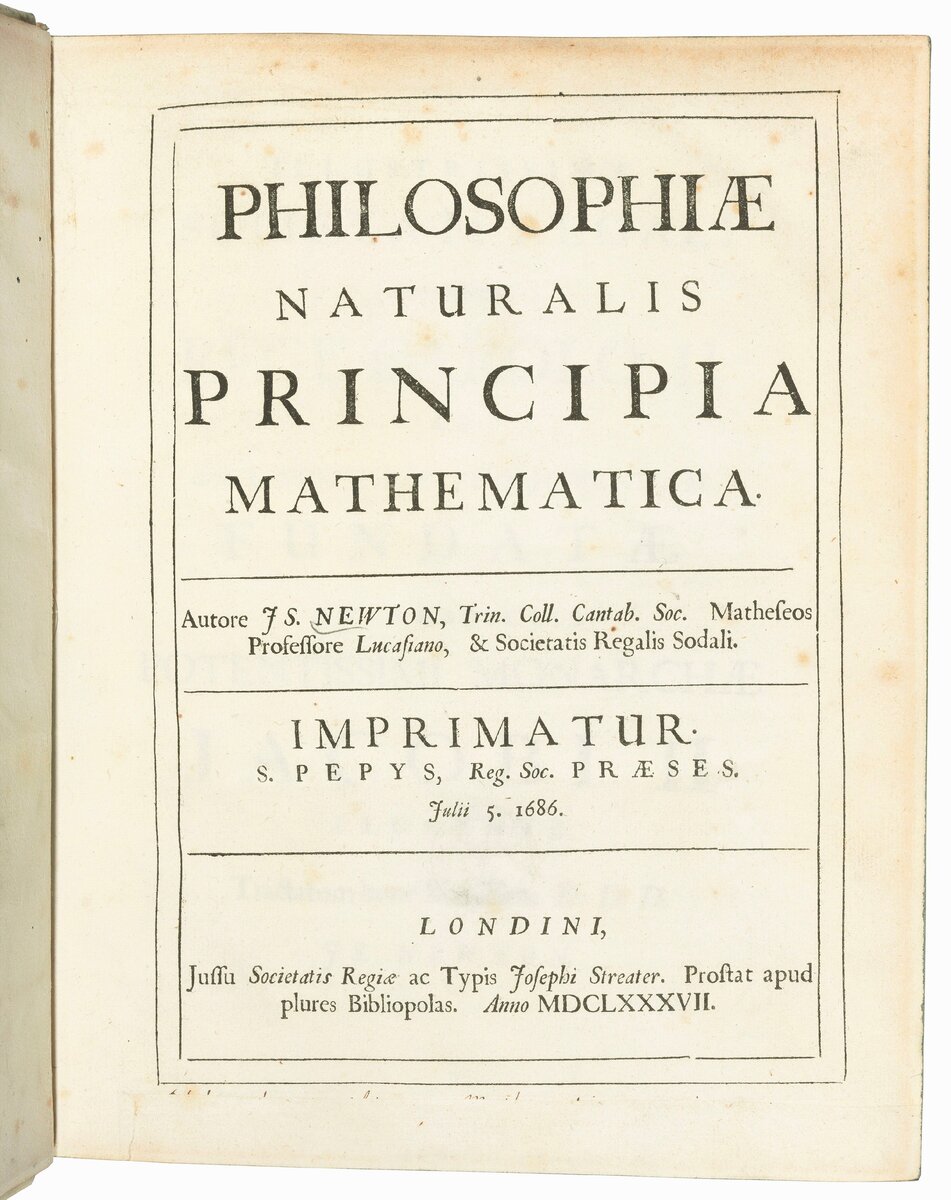 Английская версия трудов Исаака Ньютона / Источник: Christie’s
