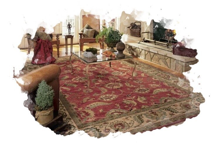 Ковер на полу квартиры