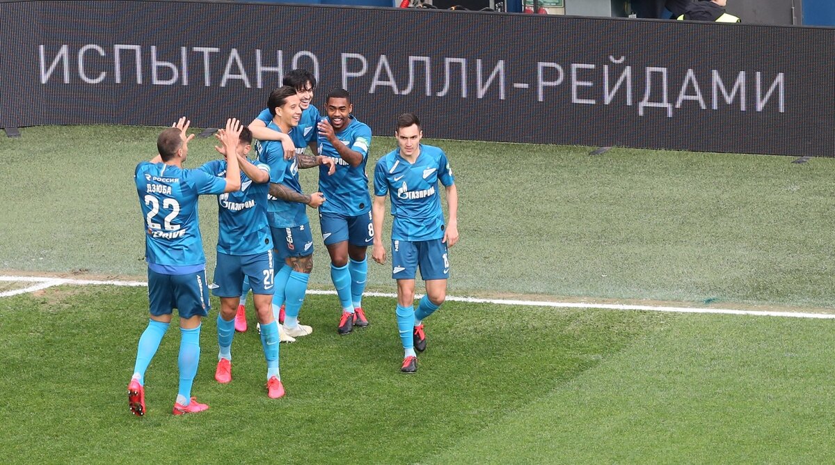 "Зенит" мог забить "Уралу" и больше семи голов. Фото - ФК "Зенит".