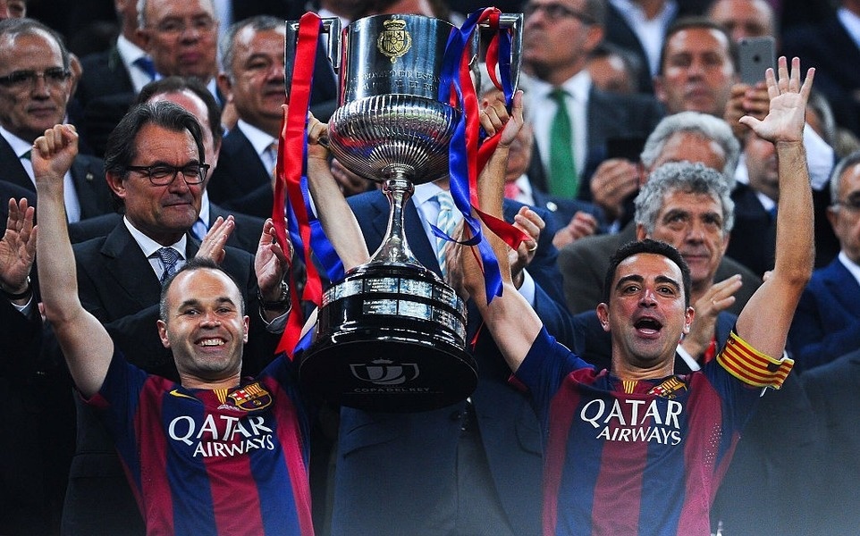 Андрес Иньеста и Хавьер Эрнандес