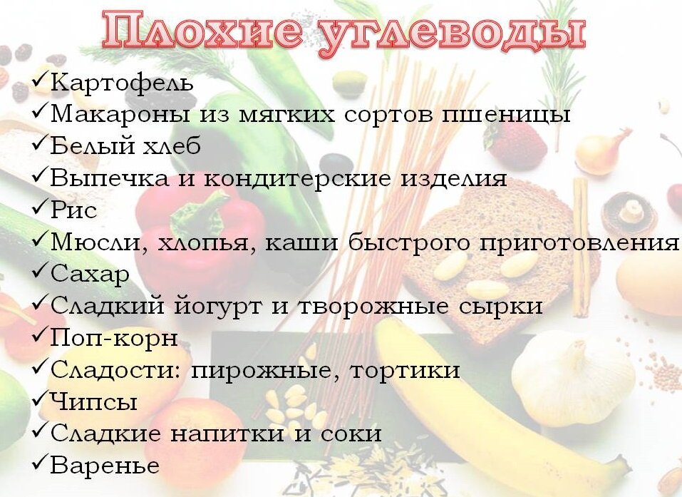 А это углеводы неправильные, я бы только дополнила, что имеется ввиду белый рис