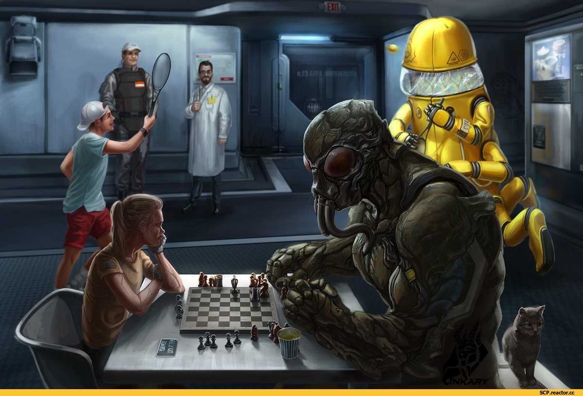 Шуточный комикс по вселенной SCP.