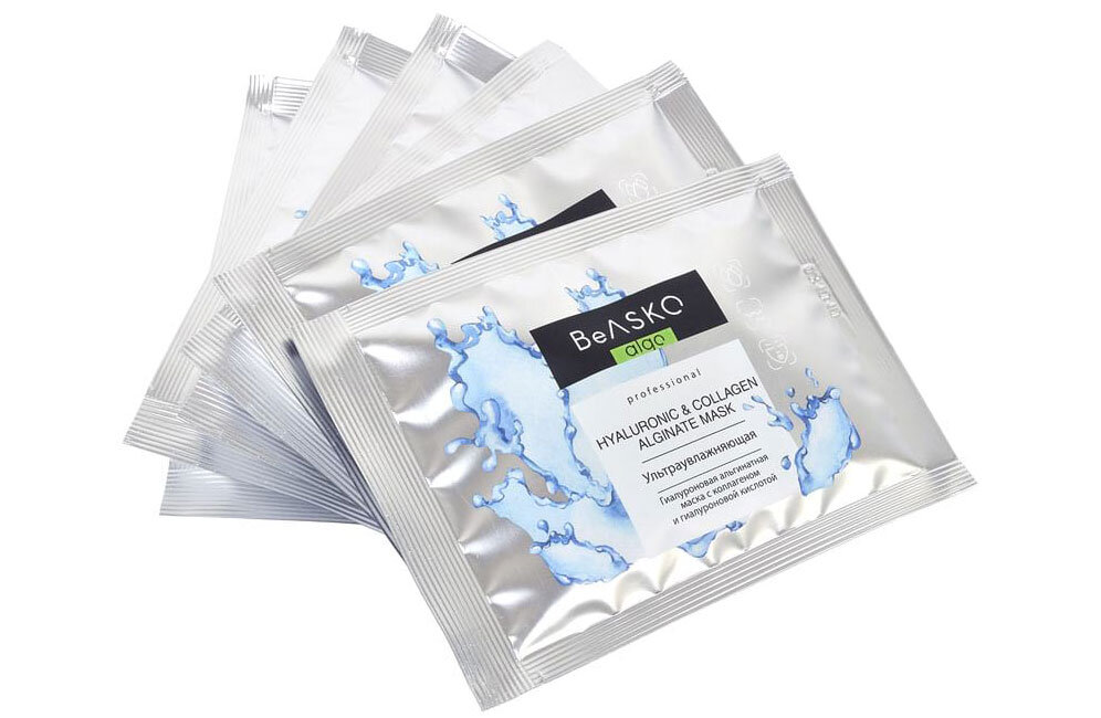 Hyaluronic & Collagen Alginate Mask, BeASKO - 6*30 гр