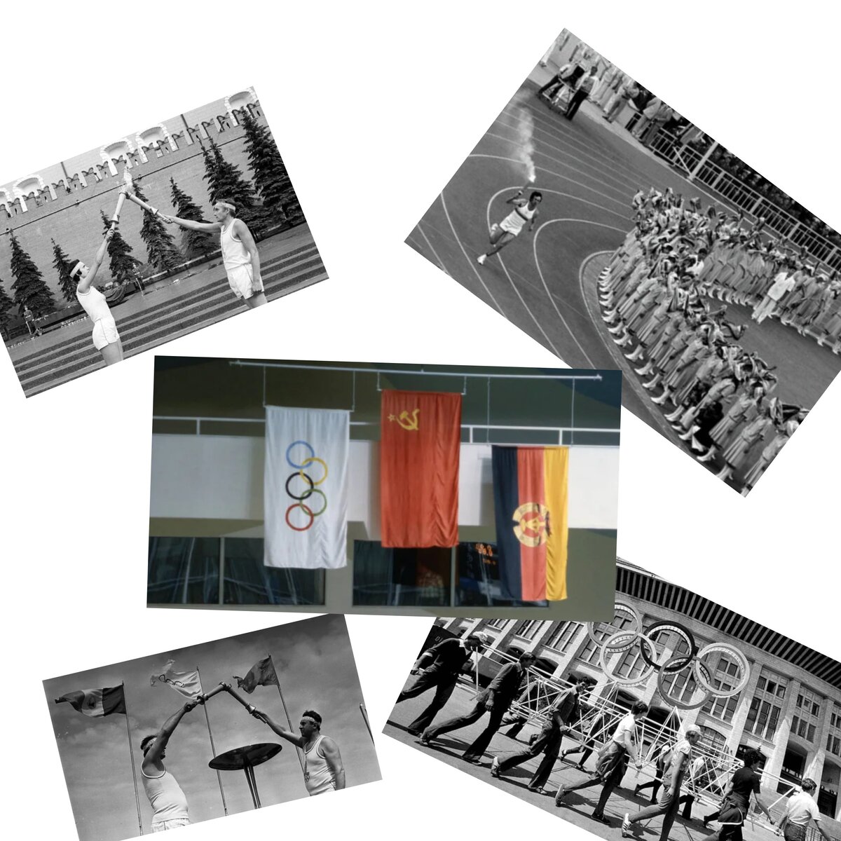 Олимпийские игры 1980 года. Коллаж сделан при помощи прилжения PicsArt