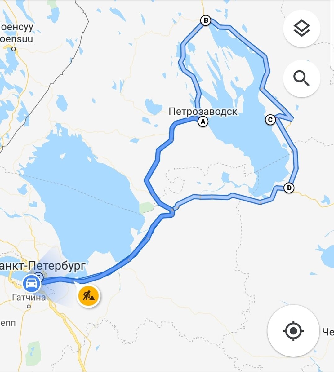 Карта маршрута