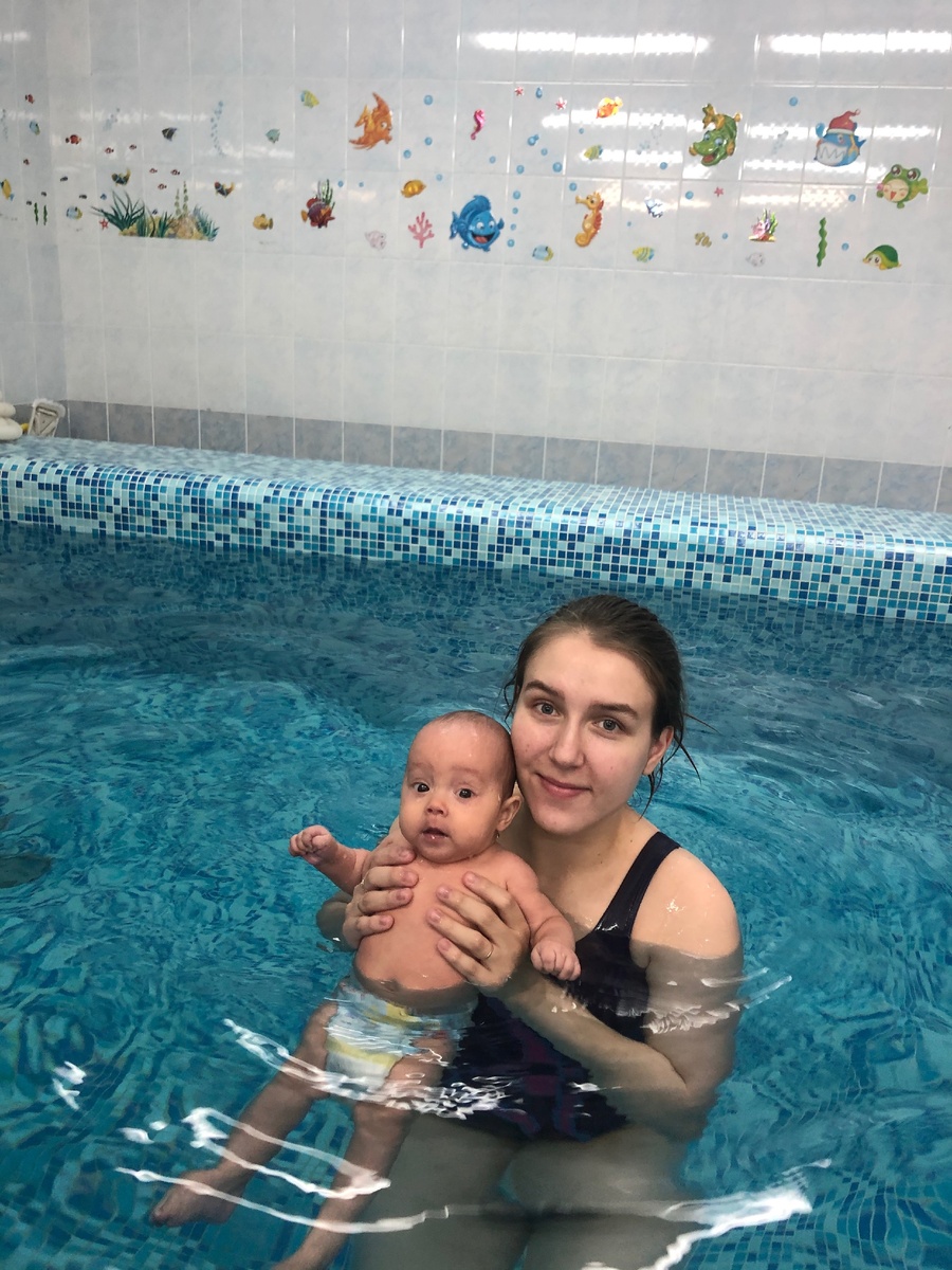 Наш первый заплыв