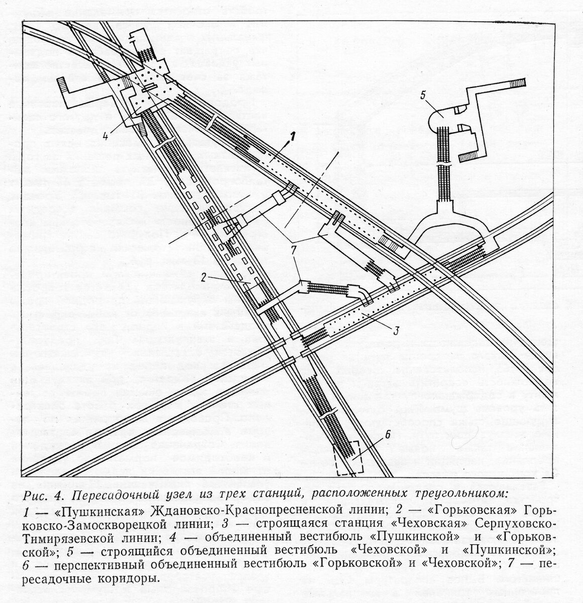 Схема станции чеховская