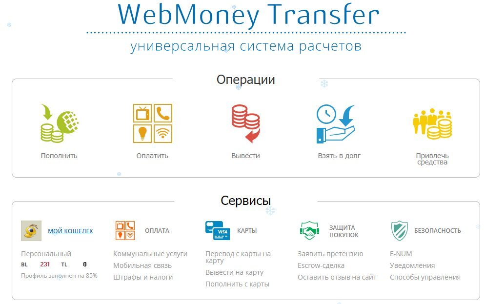 вебмани все еще на счету у пользователей Интернет
