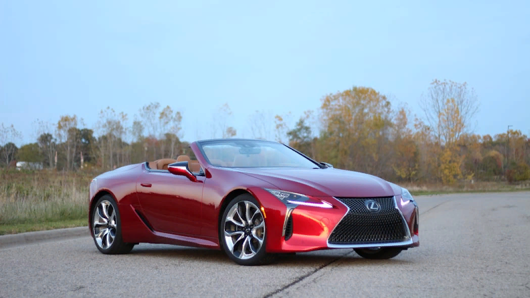 Кабриолет Lexus LC 500 2021-такой красоты вы еще не видели!