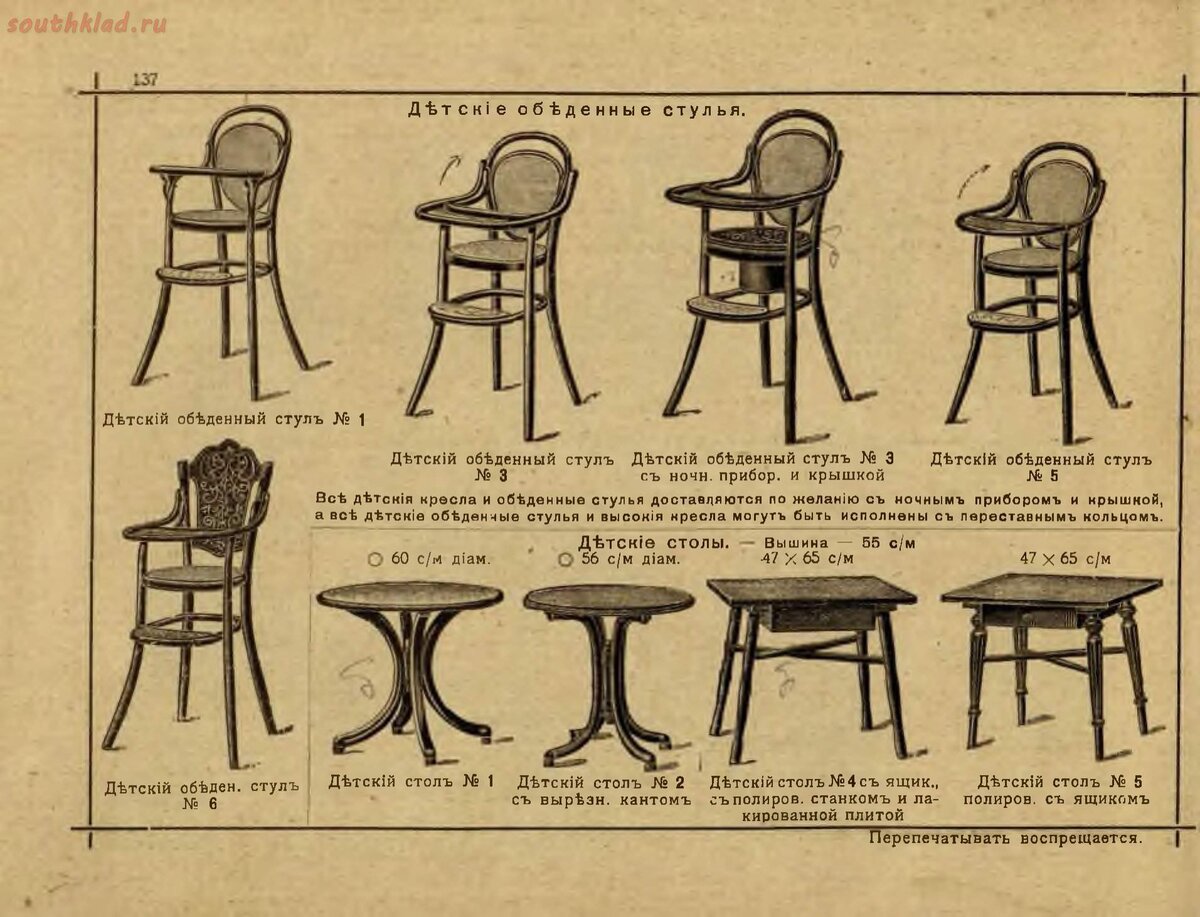 в каком веке придумали стулья