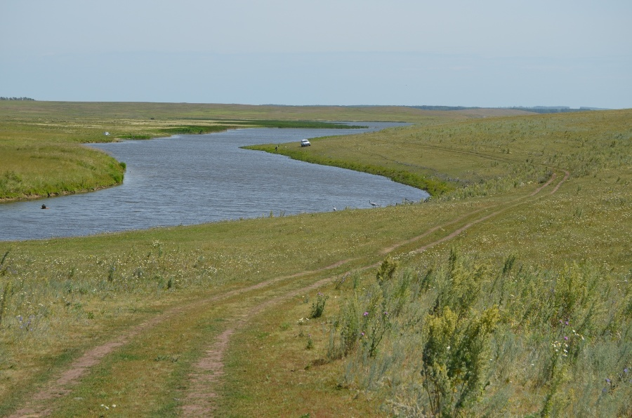 Река в кургане 5. Село бугор.