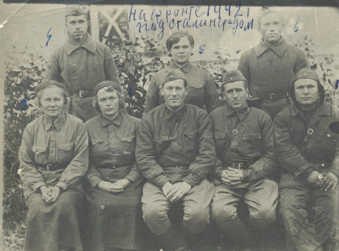 На фронте под Сталинградом, 1942 год. Изображение из собрания Национального музея. 