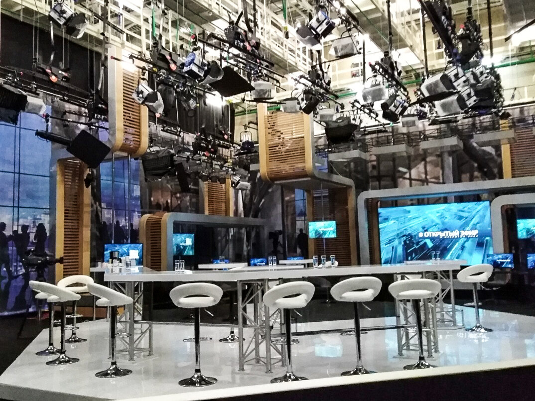 Студия телеканала "Звезда", 2018 год.