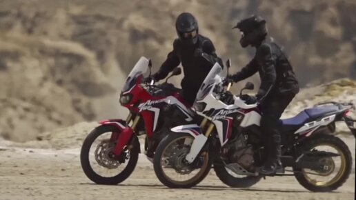 Туристические эндуро Хонда Africa Twin. Рекламный ролик.