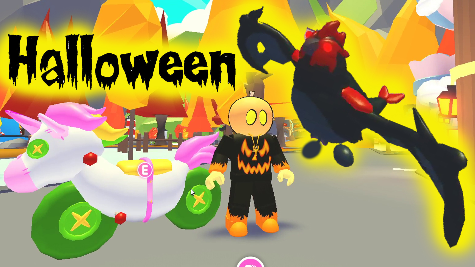 ХЭЛЛОУИН в Адопт Ми! Поницикл, Лавовый Дракон и Чикатрис! Сплиф HALLOWEEN  PETS ADOPT ME ROBLOX