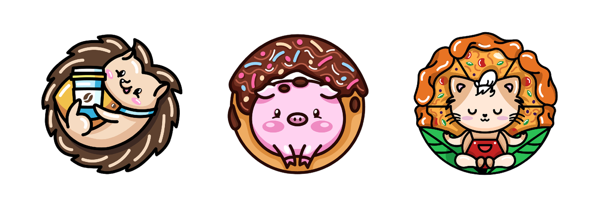 Пока в коллекции 3 работы. Все иконки свободны. Их можно приобрести.