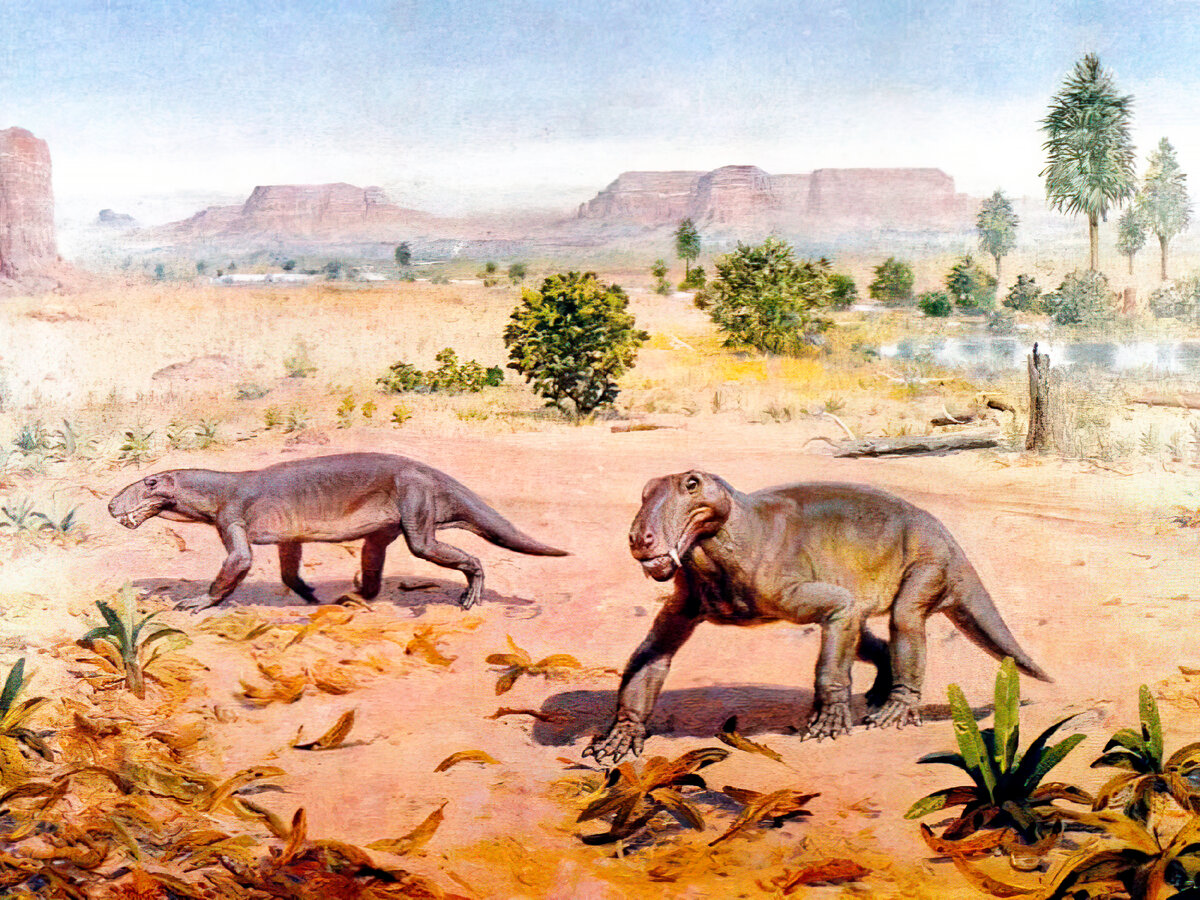 Динозавры жили миллионов лет назад. Зденек Буриан Пермский период. Пермский период палеозойской эры. Пермский период палеозойской эры животные. Зденек Буриан палеохудожники.