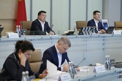    Совещание губернатора Московской области Андрея Воробьева с руководящим составом правительства Московской области и главами городских округов © Пресс-служба Губернатора и Правительства Московской области