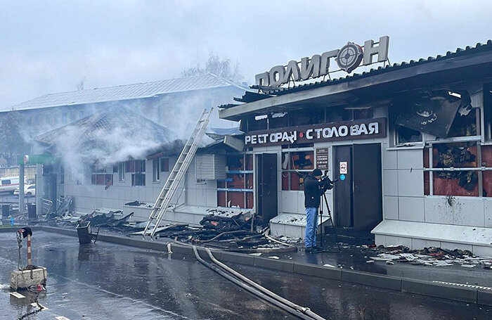    Последствия пожара в кафе в Костроме.прокуратура Костромской области/ТАСС
