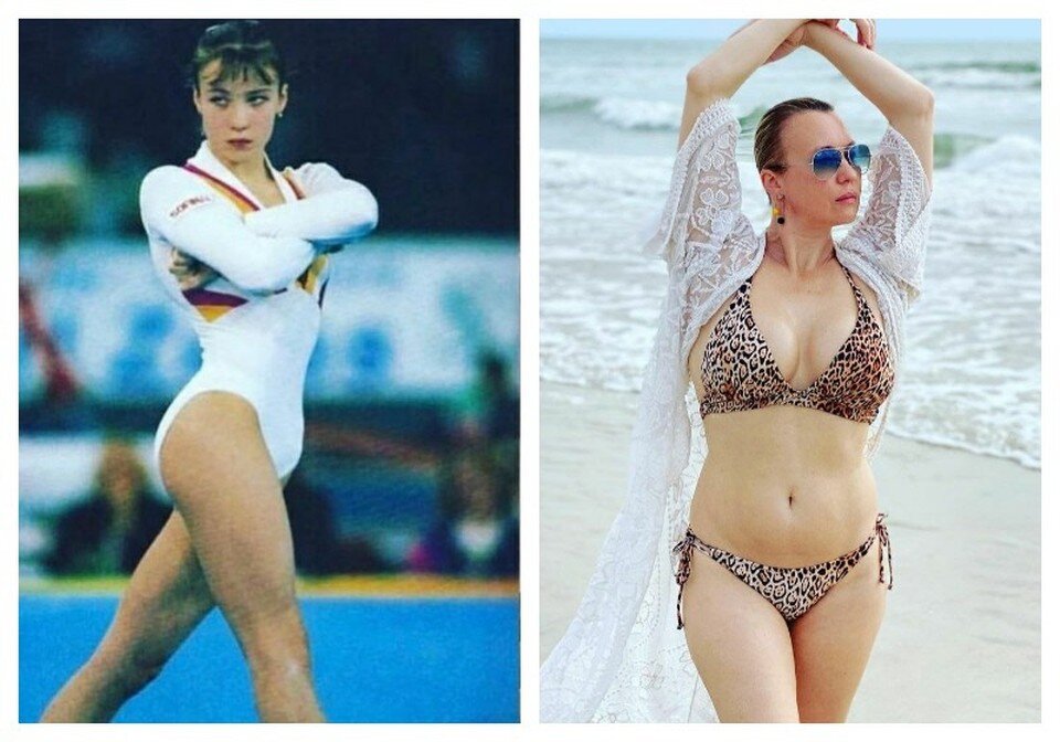     Светлана Богинская в момент триумфа и 30 лет спустя. Фото: соцсети