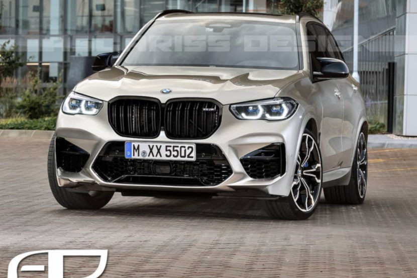 Пока предварительный внешний вид BMW X5M