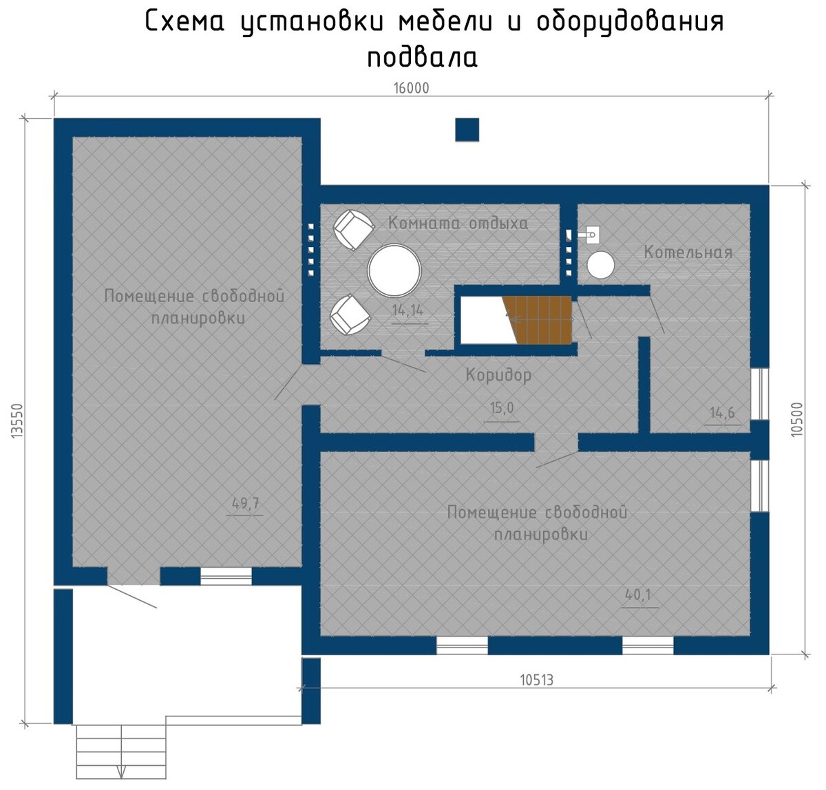 2 фото. План первого этажа и цокольного этажа проекта А281