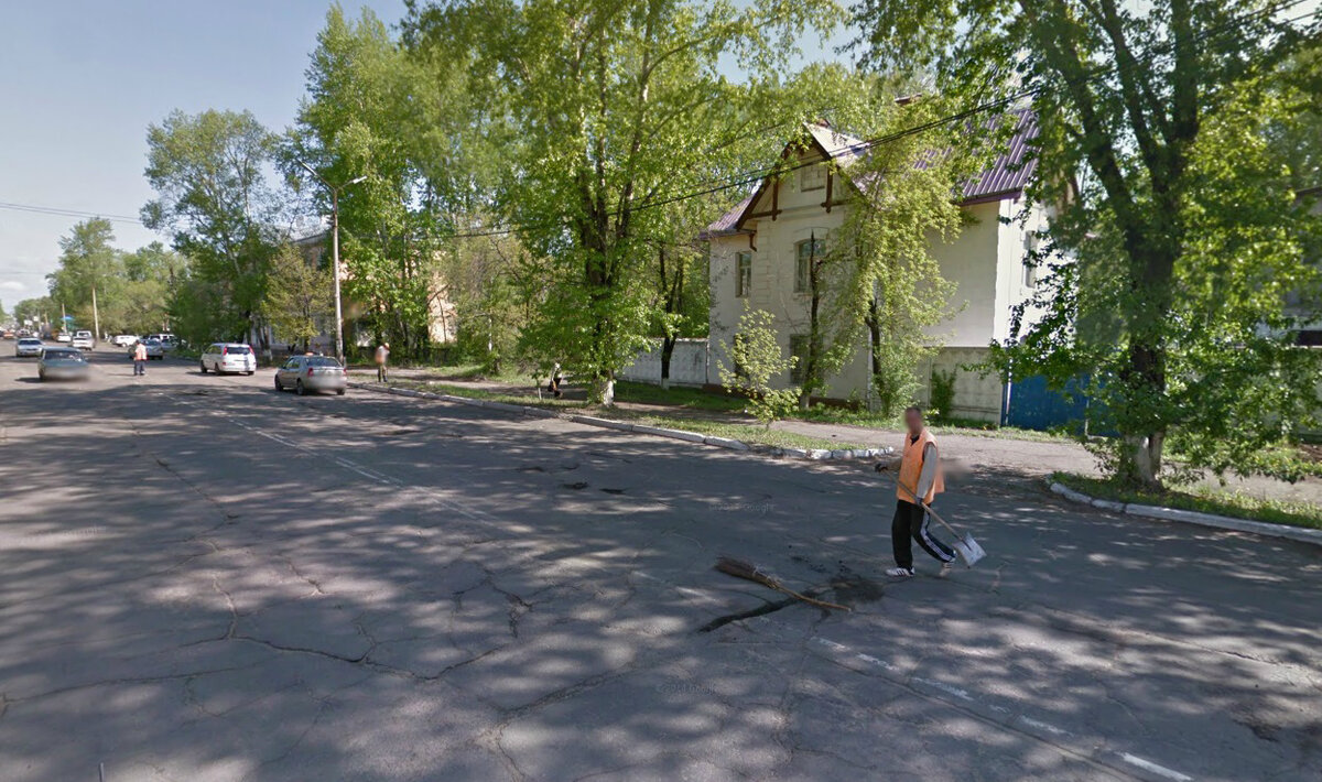 Примерно тот же ракурс. Наши дни. Фото сделано через "Google Maps"