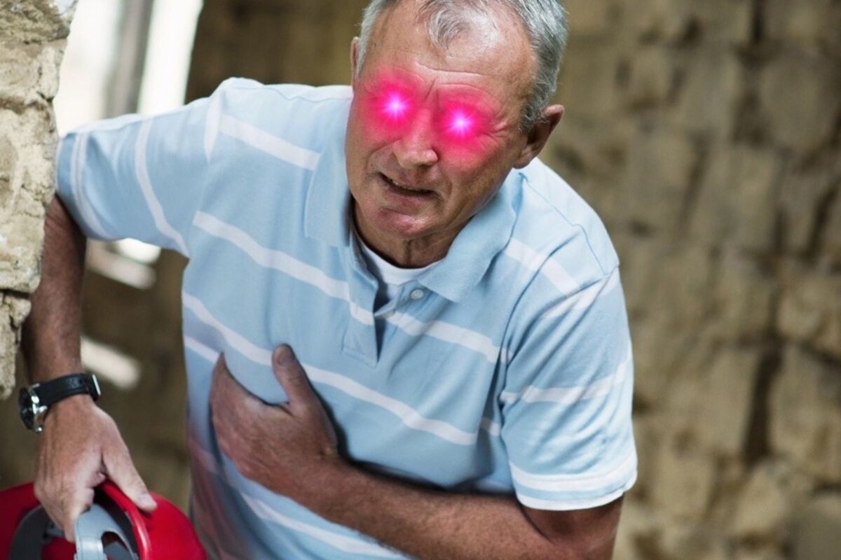 Отдышка. Боль в груди.