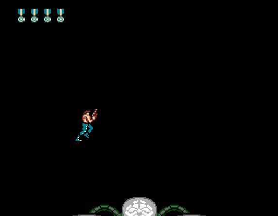 Босс 7 уровня: Детгербис (Dethgerbis). Кадры из игры «Super Contra».