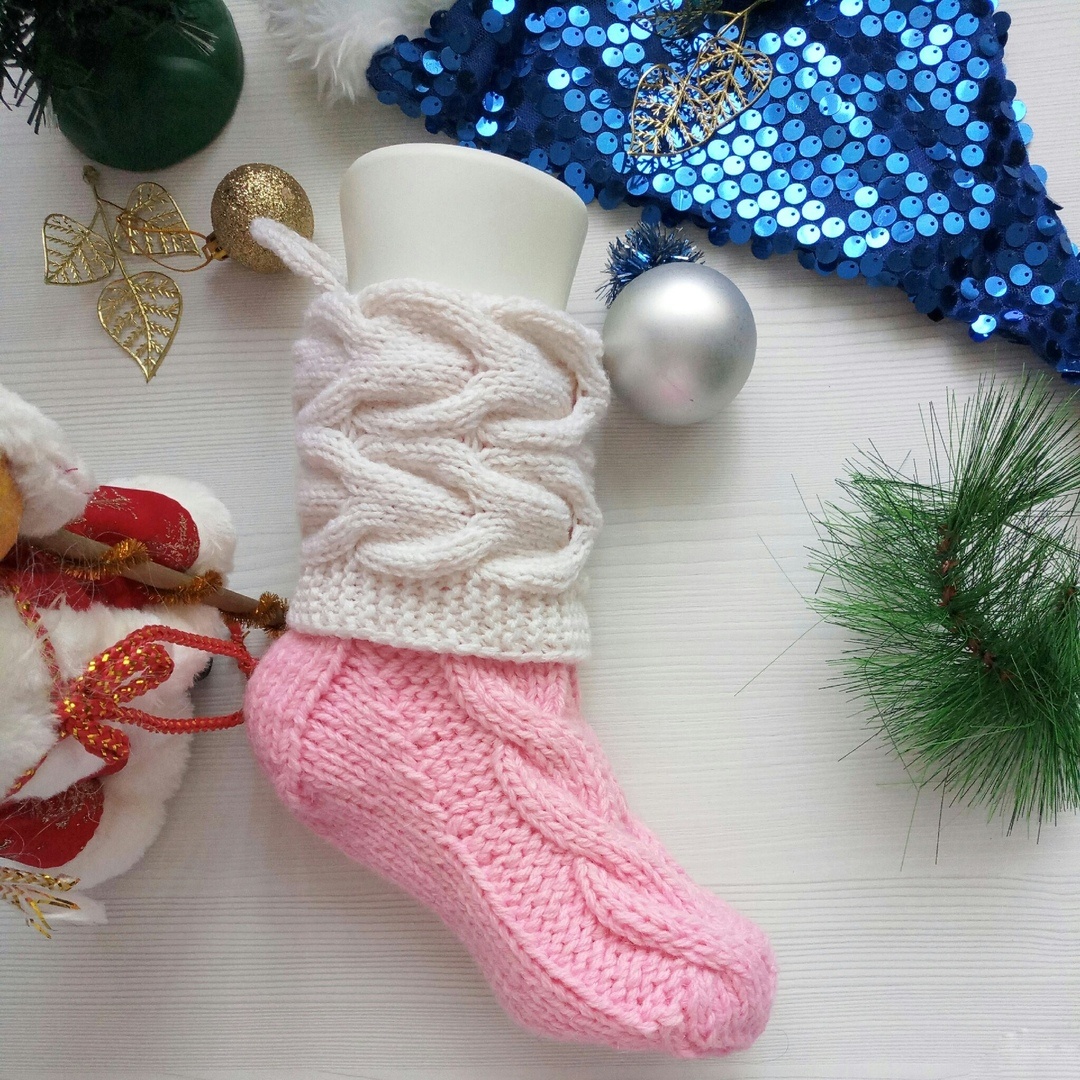 Шьем рождественские носки: мастер-класс