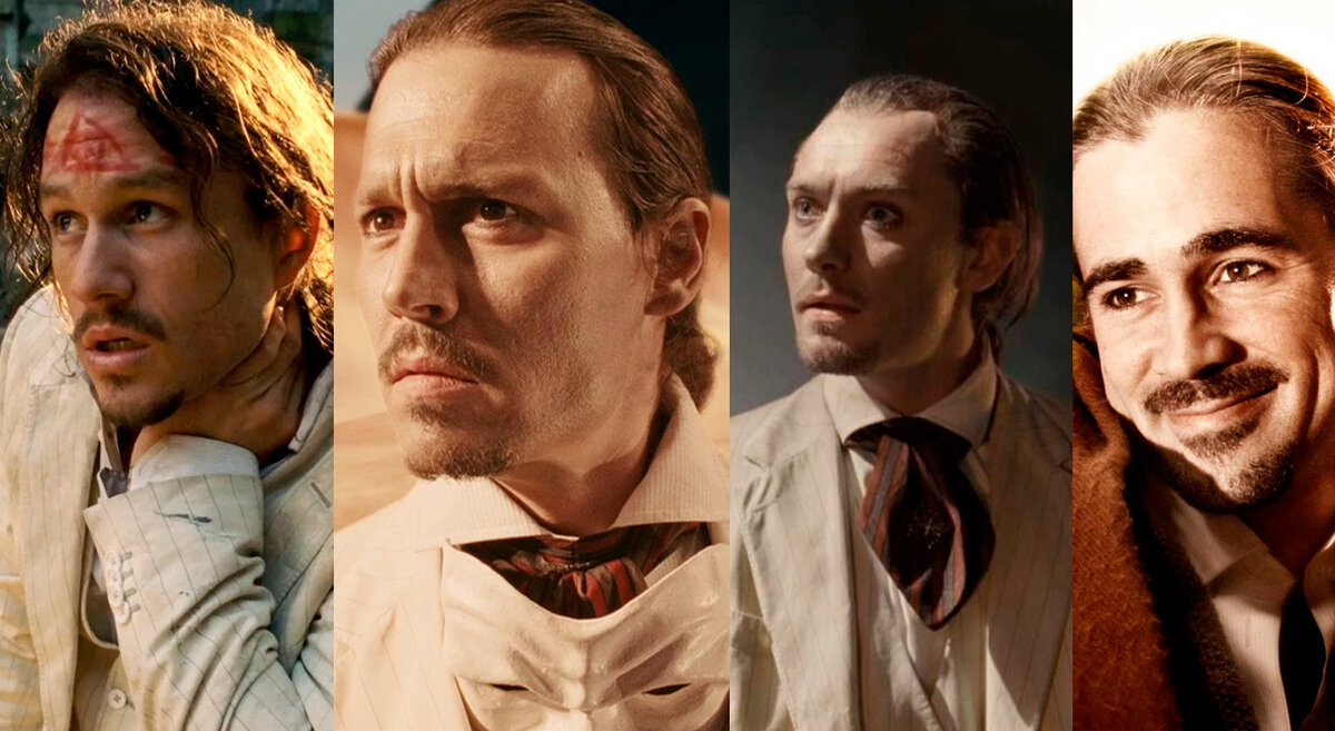 Все актёры сыгравшие главную роль в фильме "Воображариум доктора Парнаса"