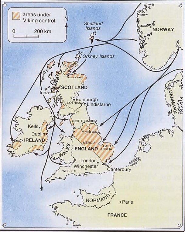 Скандинавы в Британии в VIII-XI веках.